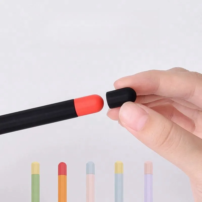 Federmäppchen für Apple Pencil 1. 2. Generation oder Pencil Pro Tablet Stylus Schutzhülle Weiches Silikon Stoßfest Rutschfest