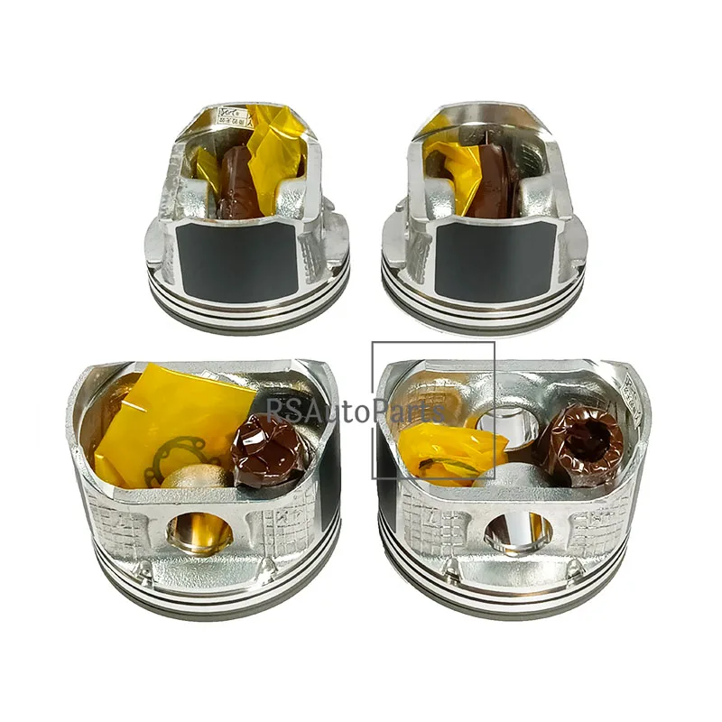 Genuine New 4PCS Engine QG18 N16 Piston Kit STD A2010-6M410 A20106M410 For Nissan Sentra 1.8L