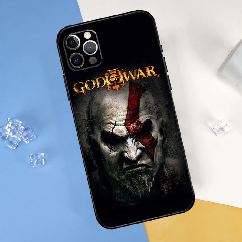 God of War Phone Case For iPhone 16 15 11 12 13 14 Pro Max Mini Cover For iPhone 16 15 X XS Max XR Plus Coque