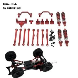 Rod Suspension Seat Suspension Device Frame Servo for WPL C64 C74-1 JA11 RC Car Metal Upgrade OP Accessories Parts Kit