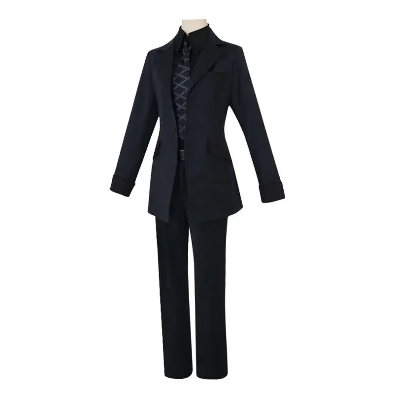 Disfraz de Cosplay de Draco de película para niños y niñas, uniforme escolar negro, juego de rol, traje de fiesta de Carnaval de Halloween