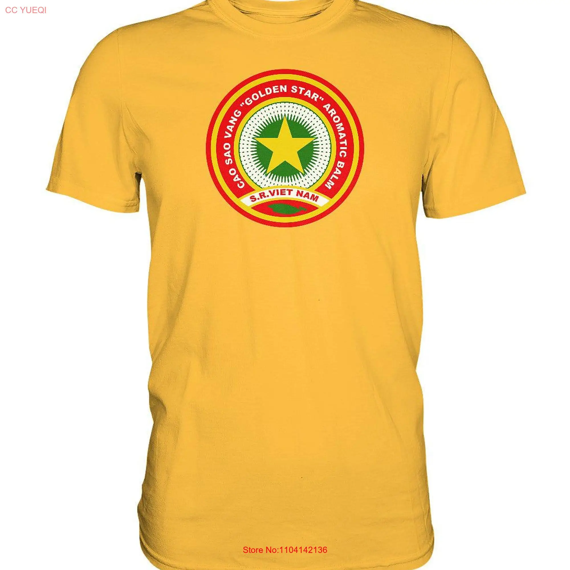 PREMIUM SHIRT UNISEX Vietnamese ointment golden star long or short sleeves