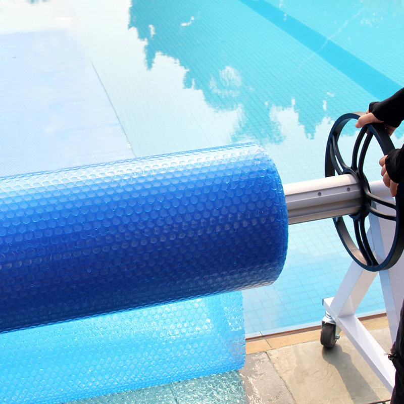 Any Size Custom High Quality Manual Swimming Pool Cover Reel Thermal Dustproof Durable Fits All Pool Shapes