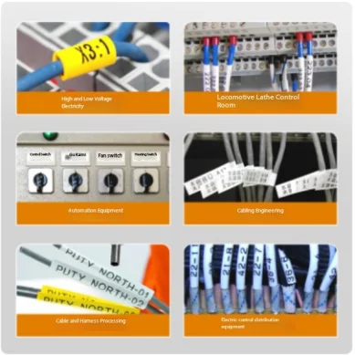 PT1010 Portable Thermal Transfer Label Printer Automatic Number Machine for Heat Shrink Wire Tube 220V