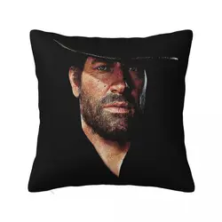 Arthur Morgan In All Black A Pillow Case