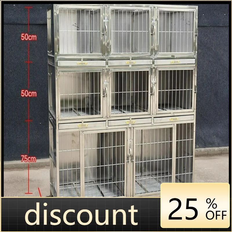 LTT Stainless Steel Foster Cage Pet Store Foster Cabinet Pet Storage Display Cabinet