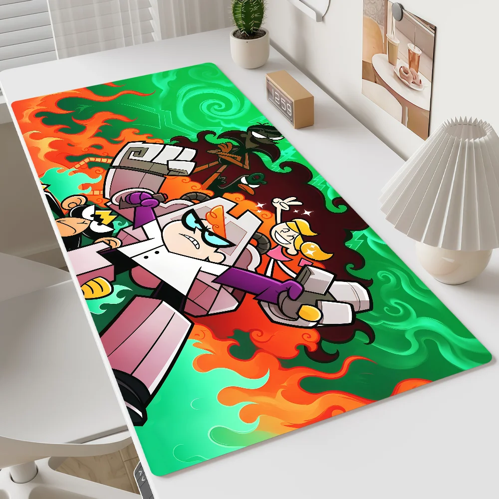Mouse Pad Non-slip Lockedge Cartoon Office Student Gaming D-Dexters Thickened Lab Science Fantasy Large Writing Cushion MousePad