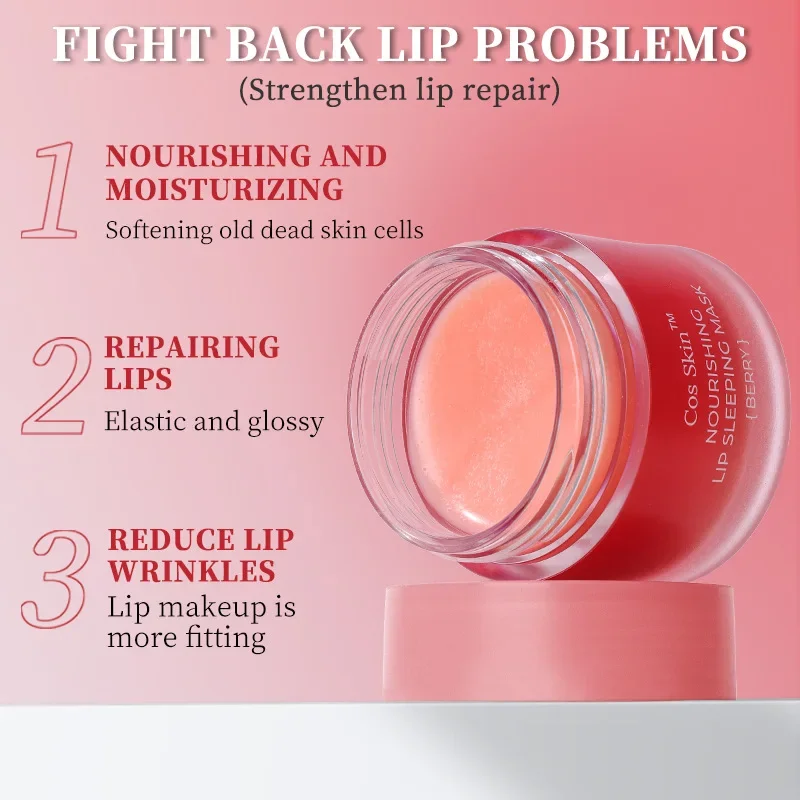 NOURISHING Lip Masks Hydrating Moisturizing Softening Dryness Cracking Preventing Sleeping Mask for Lip Care