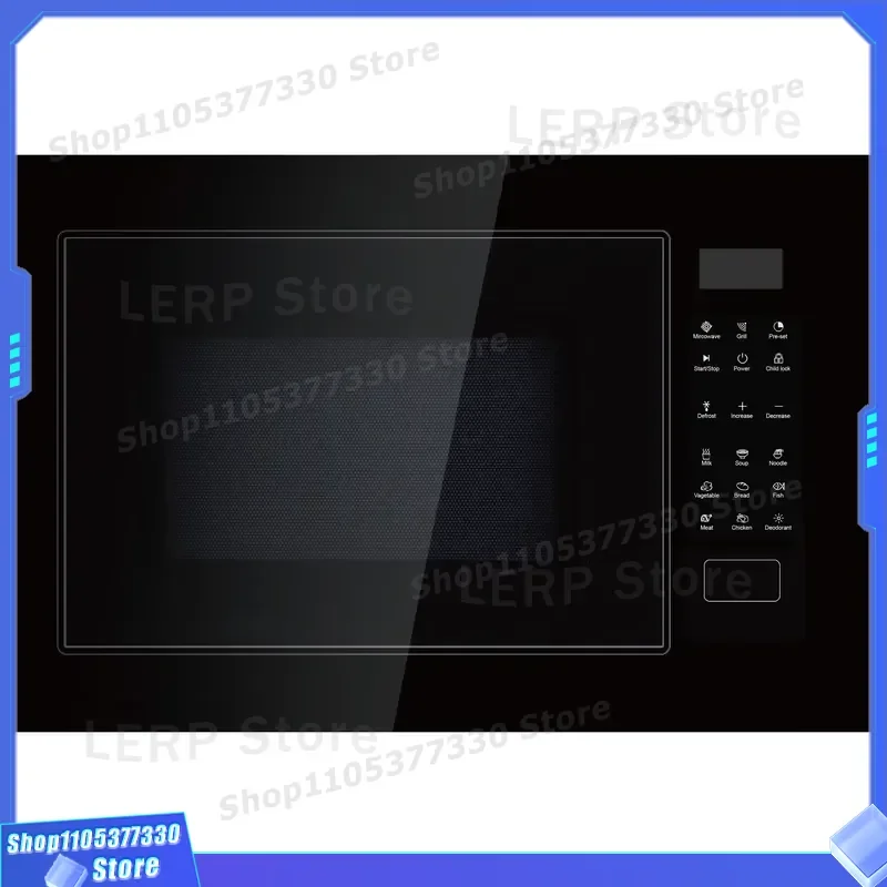 Embedded Microwave Oven with BBQ Function for Home Kitchen Compact Design Countertop Appliance Multi Cooking Mode Fast