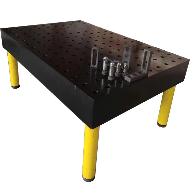Manganese steel three-dimensional flexible welding platform, nitriding treated steel plate