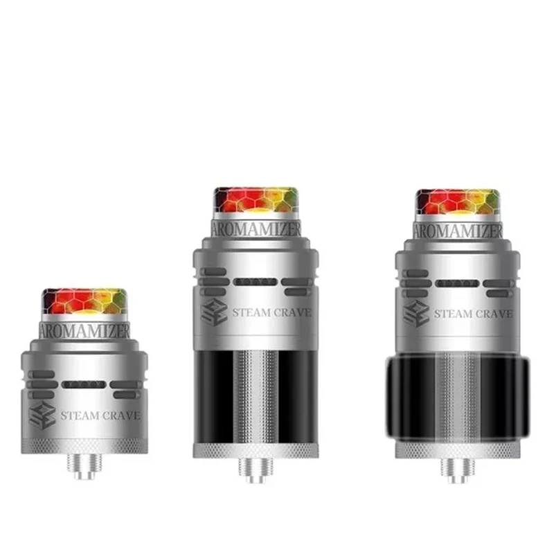 Original Steam Crave Aromamizer SUPREME V4 RDTA 25mm Single Dual Mesh Coil Adjustable Airflow Electronic Cigarettes Atomizer view 5