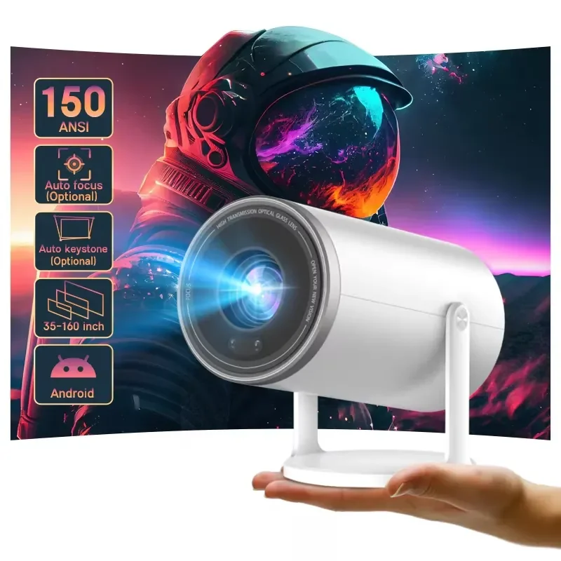 B66 Mini Hd Smart Portable Video Small Projector and Moving Film Cinema Android Mobile Phone Tv Outdoor Movie Datashow