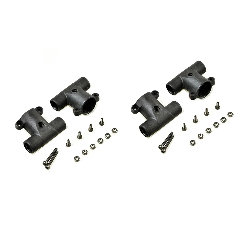 2Pairs D16mm to D10mm Three-Way Joint T-Shape Carbon Tube Fixed Clamp Adapter Tripod Tee for Multi-Axis RC Drone Connector Parts