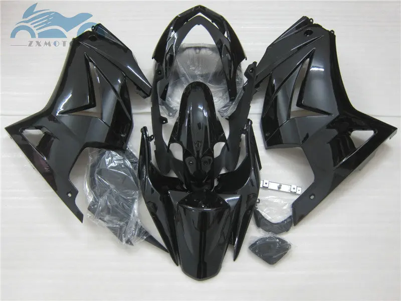 Injection Fairings for Kawasaki Ninja 250r 2008-2014 injection molding EX250 08-14 ZX250 high quality glossy black fairing kit