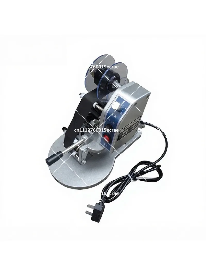 Manual Ribbon Coding Machine for Production Date Inkjet Printing, Handheld Stamping Direct Thermal Printer