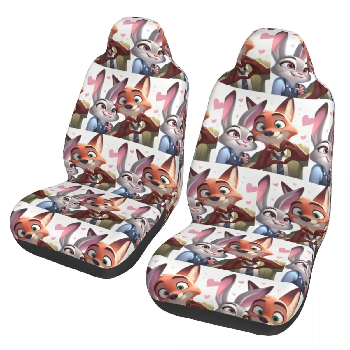 

Zootopia Universal Car Seat Cover Auto Interior For SUV Judy Car Seat Mat Fiber Fishing