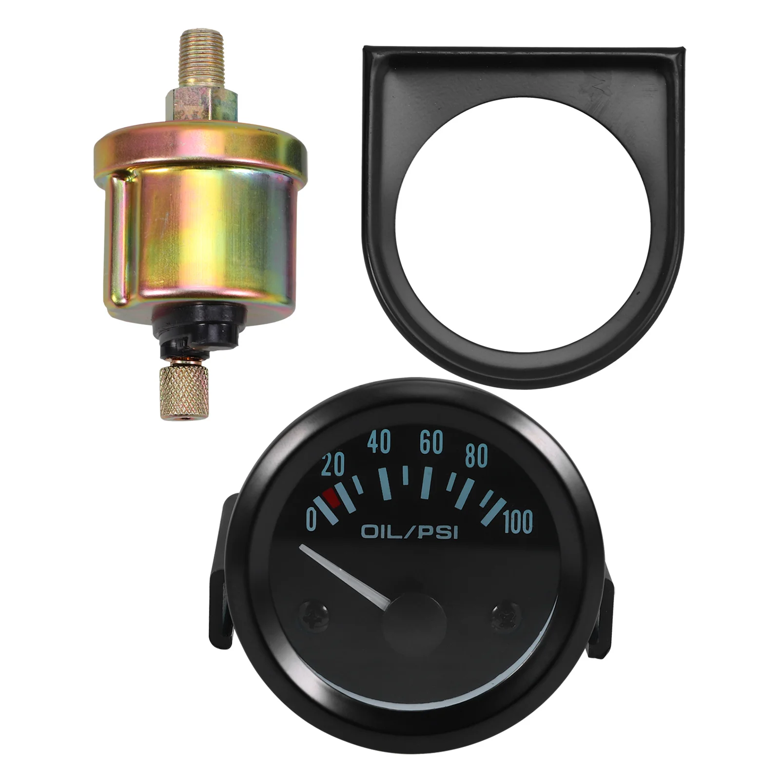 

1Set Universal 12V Car Oil Pressure Gauge Kit High Precision Sensor Stylish Design Enhance Performance Oil Pressure Gauge