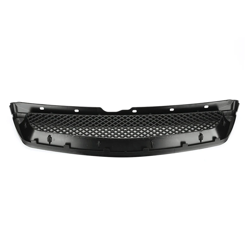 2X EK T-R Style Front Bumper Hood Mesh Grill Racing Grille For Honda Civic EK CX DX EX Type R 1999-2000 Glossy Black