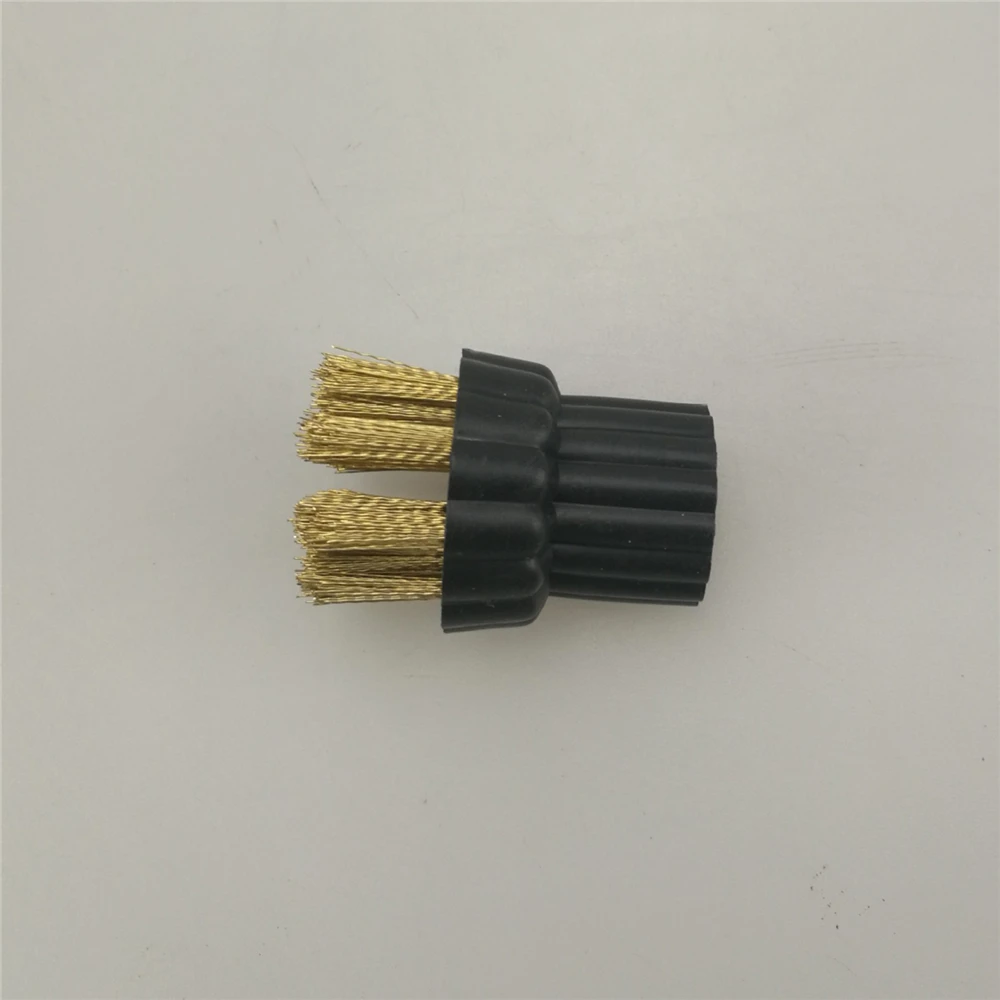 스팀 걸레 x5에 대 한 2pcs 김이 걸레 작은 라운드 브러시 1 가정용 걸레 교체 황동 브러쉬 머리에 5