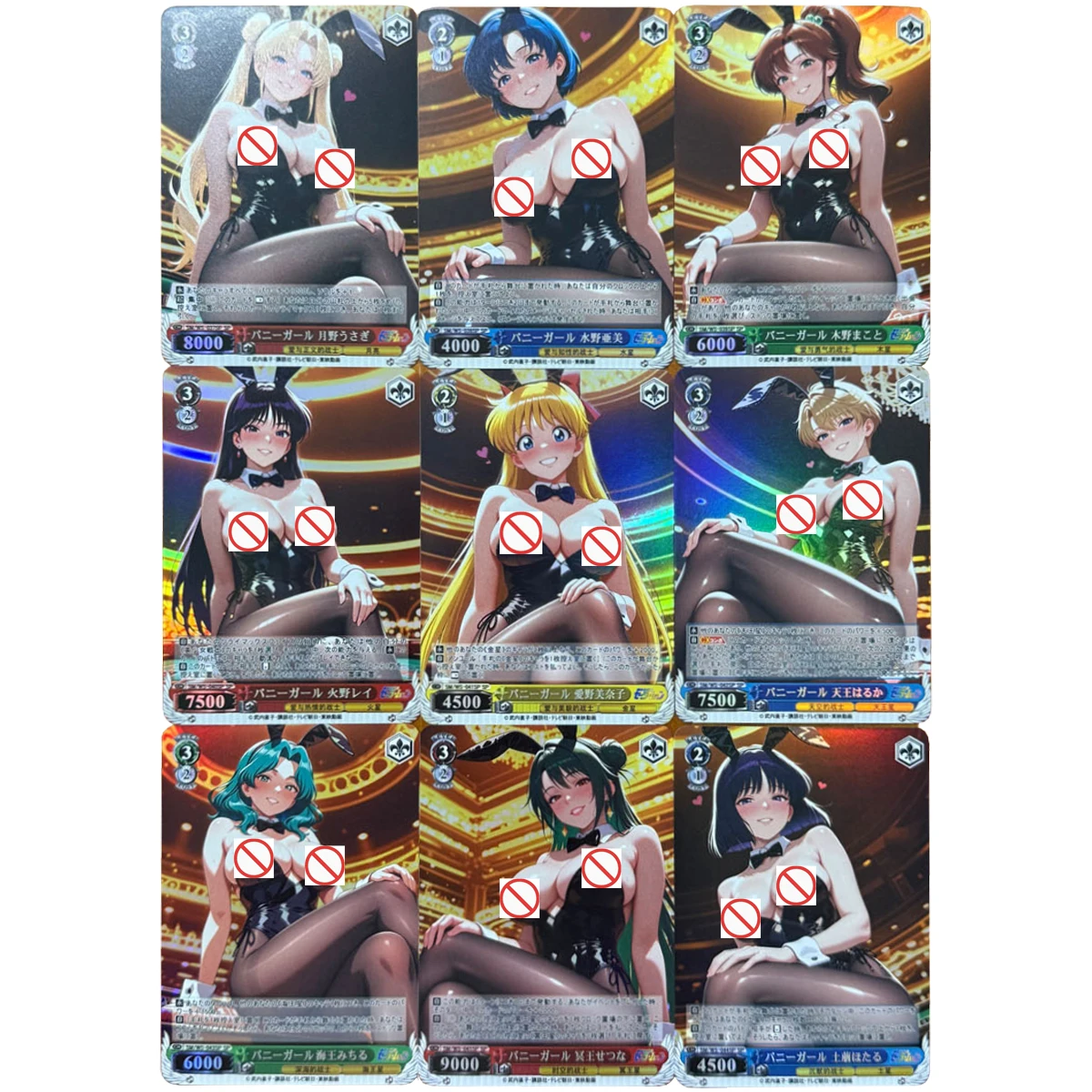 Diy hecho a sí mismo 18 unids/set Chica de Anime Cynthia Tifa Nami Rem chun-li Haruno Sakura tarjeta Flash colección de Anime clásico tarjeta de regalo juguete