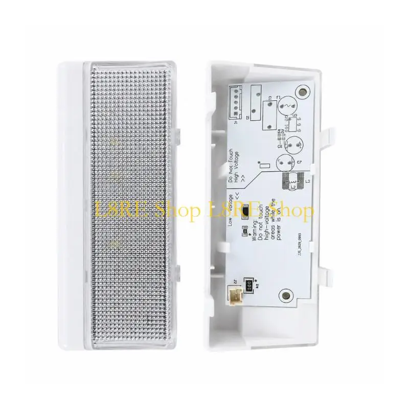 L8RE Integrated LED Board Refrigerator Light Replacement W10515057 with Housing, Interior Compartment Assembly with Connector