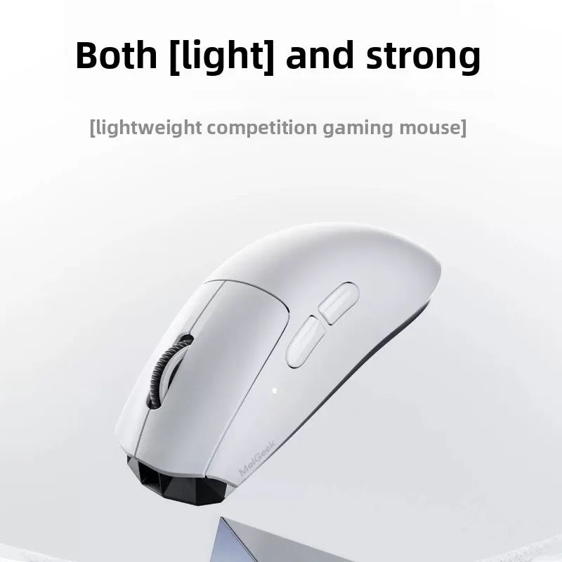 MelGeek HORUS Lightweight Gaming Mouse Wired/2.4G Dual-Mode Wireless Ultra-Lightweight  Long Battery Life Ergonomic Mouse