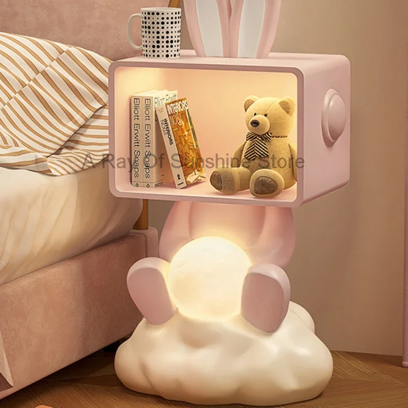 

Cute Designer Children Nightstands Korean Bedside Children Nightstands Corner Szafka Nocna Kids Bedroom Furniture YN50CN