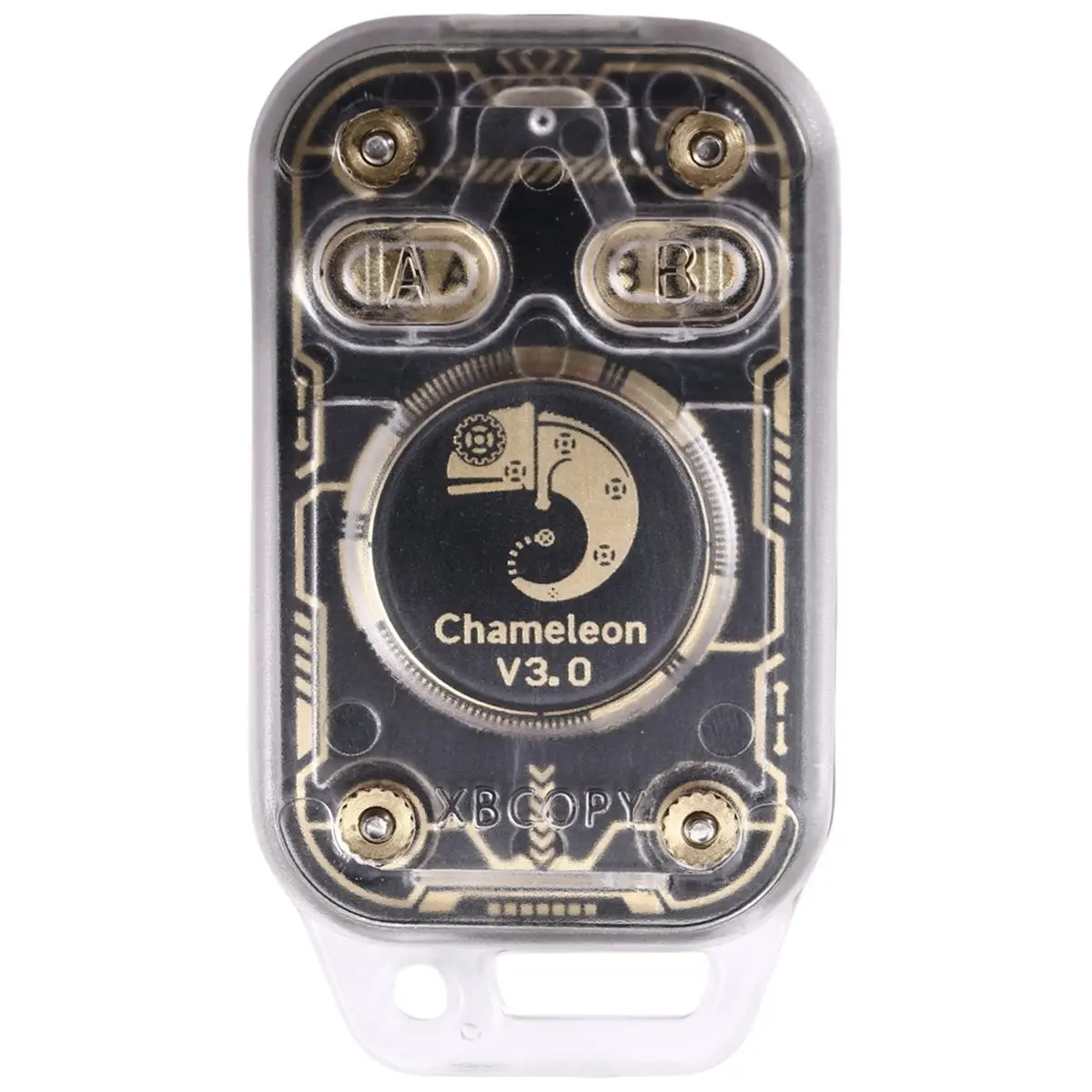 Se puede comprar el emulador de lector de chips inteligentes RFID Chameleon V3.0 + llavero UID/CUID 125K 13.56M, copiador de etiquetas de tarjetas inteligentes ID IC, lector y grabador NFC.