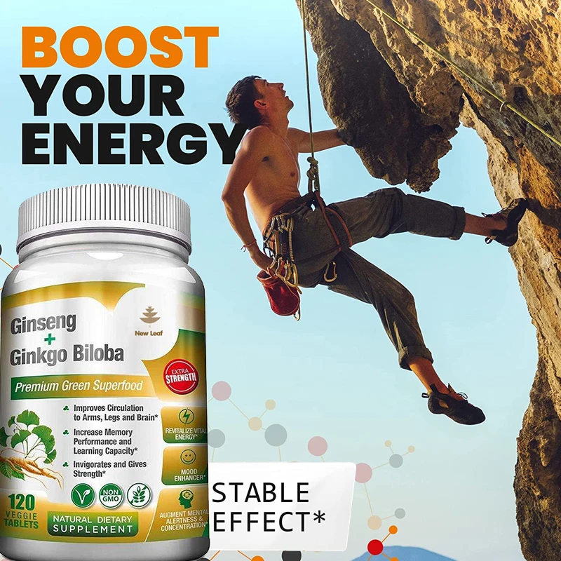 Ginseng and Ginkgo Biloba Capsules Increase Memory Performance and Learning Ability* and Improve Vitality