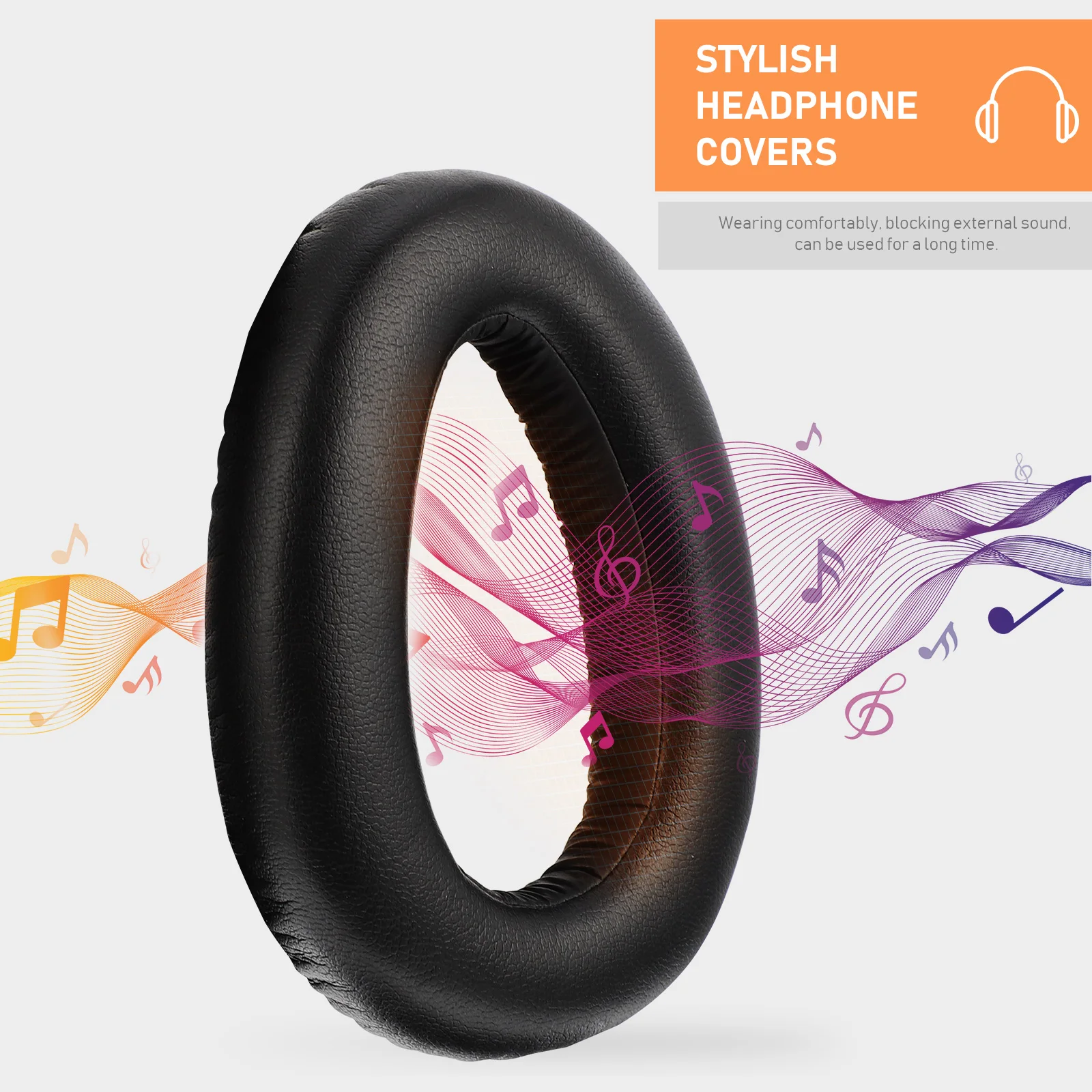

Headphone Replacement Ear Pads Skin Memory Foam Compatible Cushion Comfortable Durable Soft
