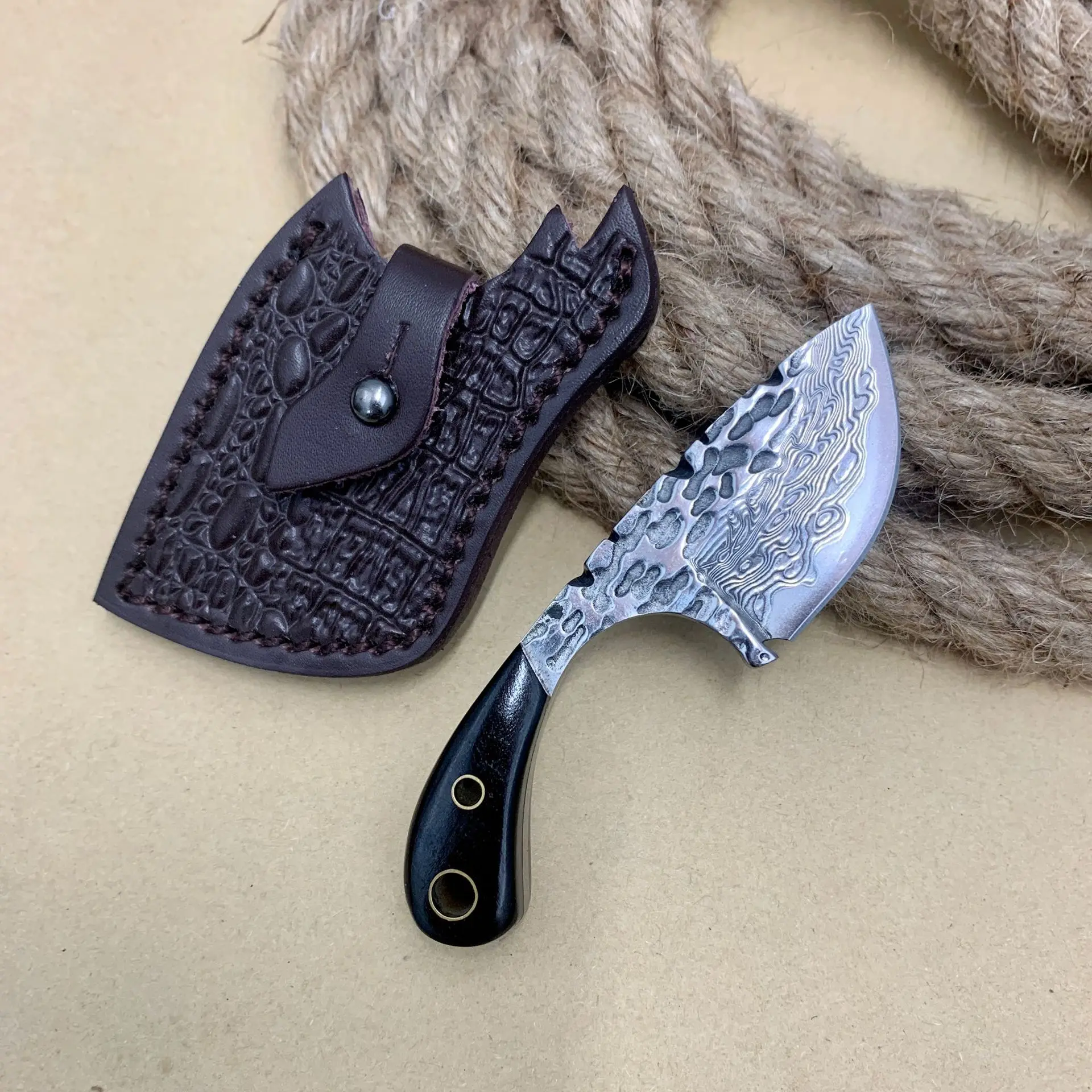 มีดพกพา RHON 40 มม. ใบมีดเหล็ก - Edc Pocket Carry Fixed Blade บทวิจารณ์และราคา