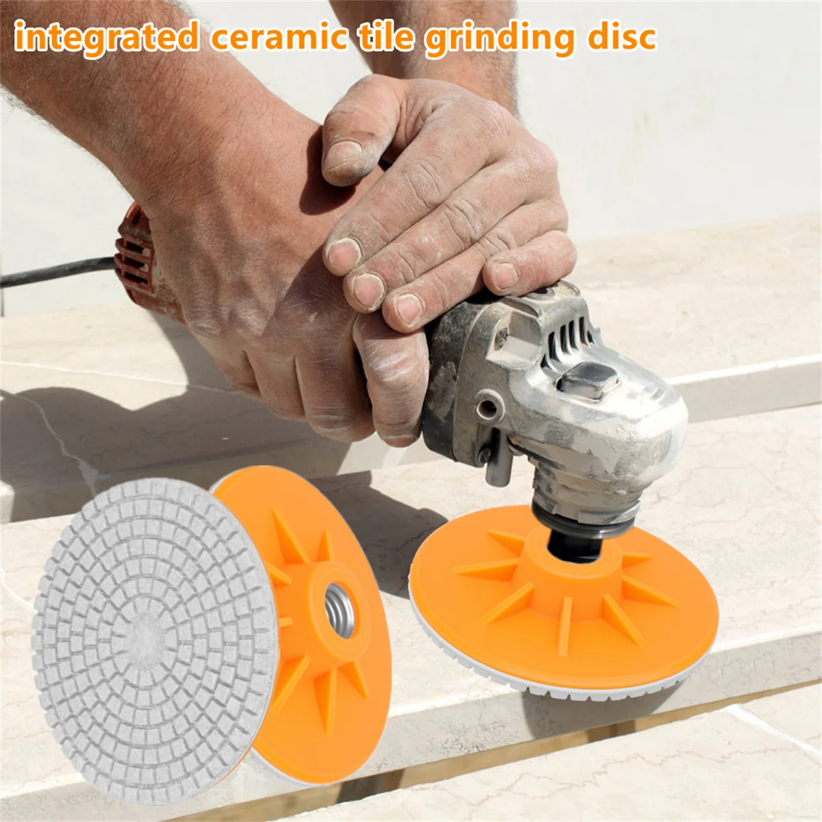 5/14/18 stücke 100mm Keramik Fliesen Trimmen Polieren Disc Winkel Grinder Trocken Polieren Marmor Quarz Stein Anfasen schleifen Rand