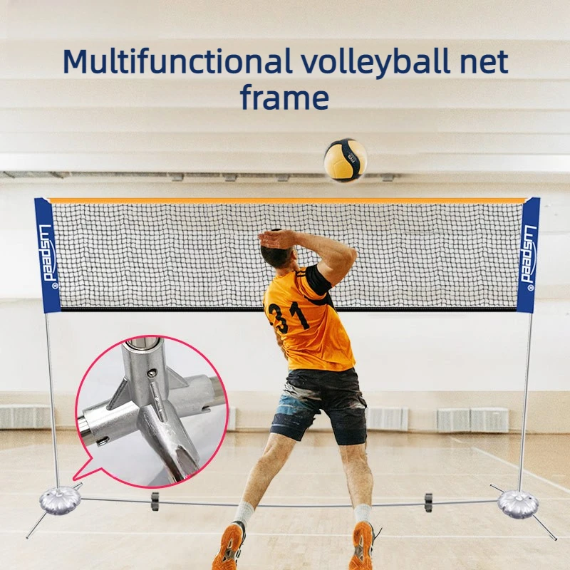 Multifunctional Volleyball Net Adjustable Height Volleyball Net Durable Stable Volleyballs Nets Professional Sports Equipment