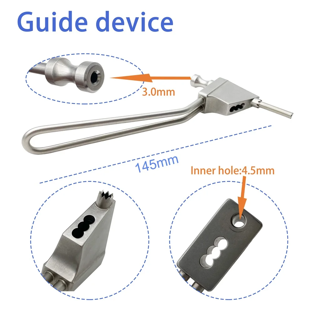 VKTIMALL Parallel Drill Guide Stainless Steel Orthopedic Instrument Stainless Steel pet