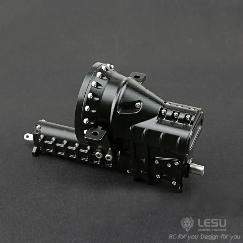 

Metal LESU 3Speed Transmission Gearbox for 1/14 RC Dumper Truck TAMIYA Tractor DIY Model Car MAN TGS