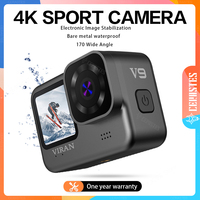 CERASTES 2024 New 4K60FPS WiFi Anti-shake Action Camera Go With Remote Control Screen Waterproof Sport Camera pro drive recorder