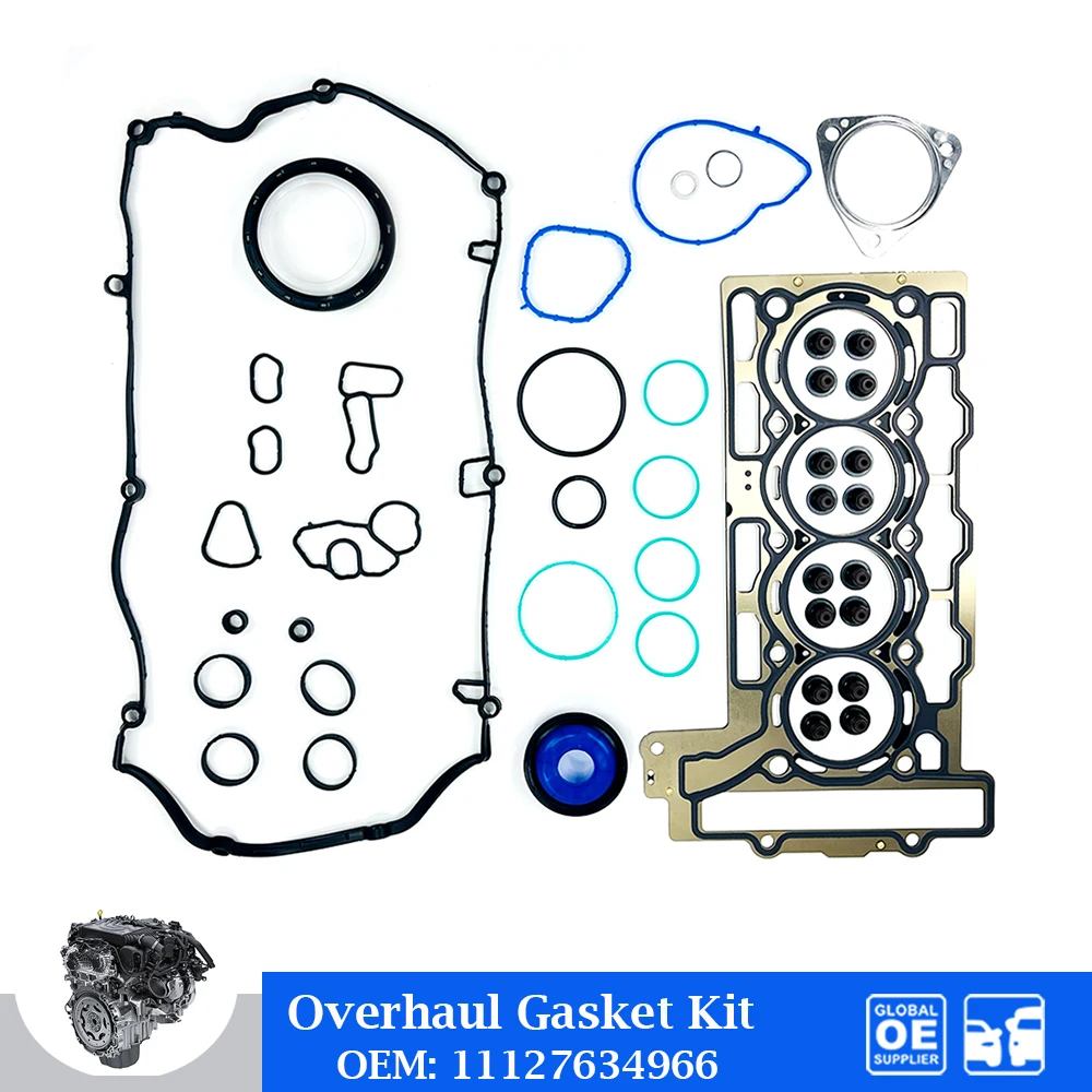 

Engine Overhaul Gasket Kit For BMW N12 N13 N14 N18 B16 Mini 1.6T Auto Parts Car Accessories 11127634966 Cylinder Head Gasket Set