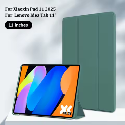 For Lenovo Idea Tab 11" Case tb336fu tb336zu Trifold PU Leaher Soft Back Stand Tablet Funda For Xiaoxin Pad 11 2025 Case tb335fc