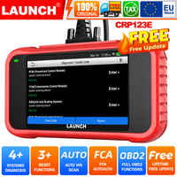 LAUNCH X431 CRP123E car diagnostic tools obd obd2 code reader scanner ENG ABS SRS AT auto scan tool 3 reset service free update