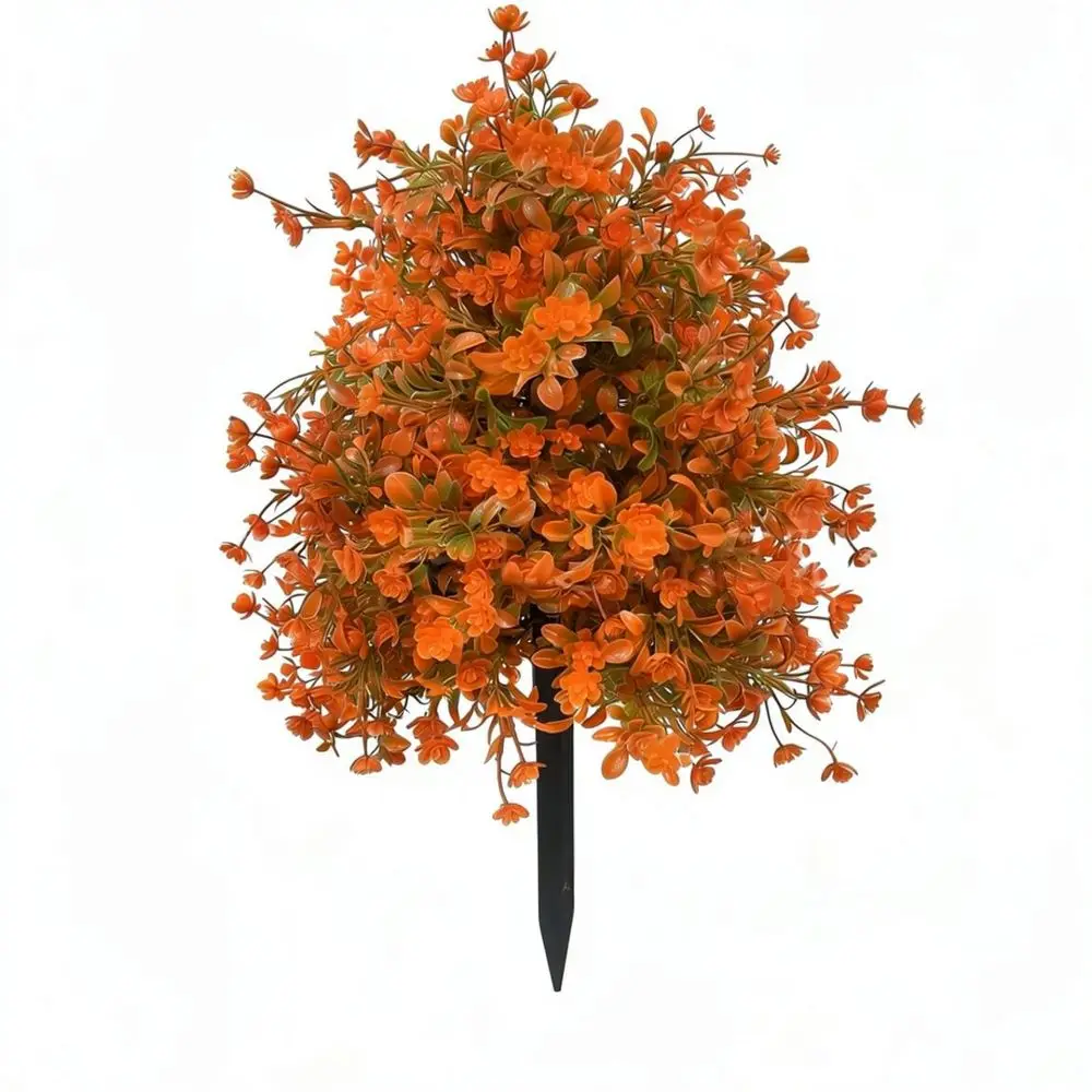 Outdoor Artificial Eucalyptus Ground Plug Fake Floral Garden Ornament Plastic Plant For Backyard Patio Lawn Landscape