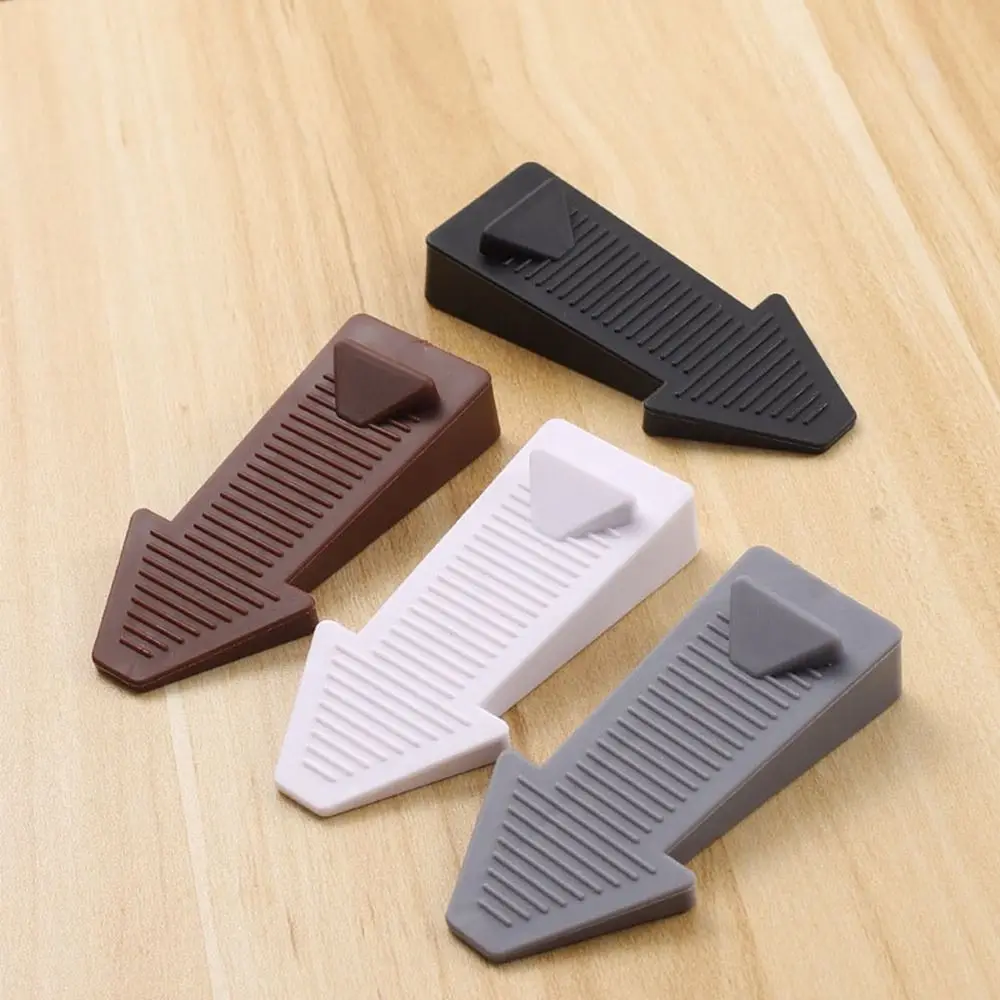 Wall Protectors Door Stopper New Silicone Non-slip Doorstop Fixed Floor Holder Bedroom