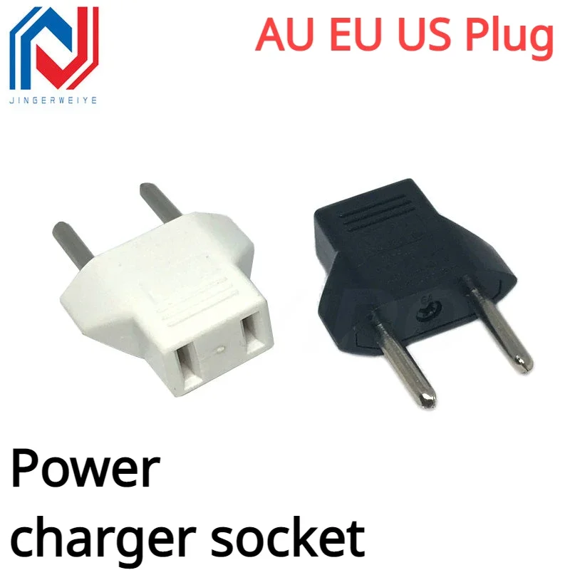 

Universal US To EU Plug USA To Euro Europe Travel Wall AC Power Charger Outlet Adapter Converter 2 Round Socket Input Pin