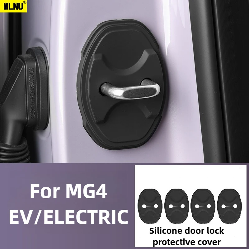 

Car Door Lock Cover For MG4 EV/ELECTRIC Accessories 2025/2024-Silicone,Anti-Scratch/Rust,No Impact on Door Opening 2022-2023