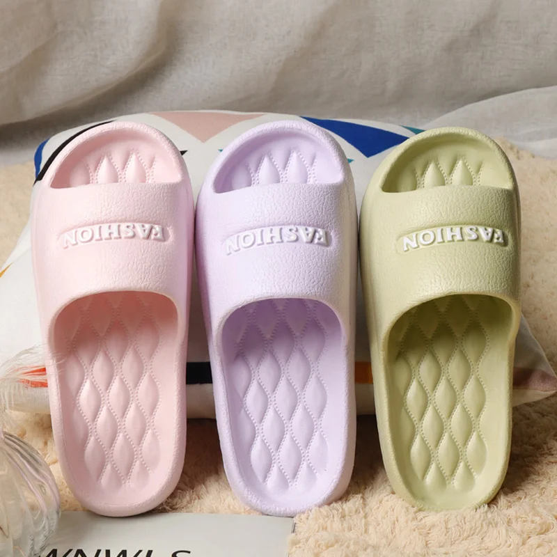 نعال فندقية مضادة للرائحة ومضادة للانزلاق للرجال والنساء ، داخلية ، صامتة ، منزلية ، حمام ، زوجين ، حمام ، صيف ، جديد ، #4