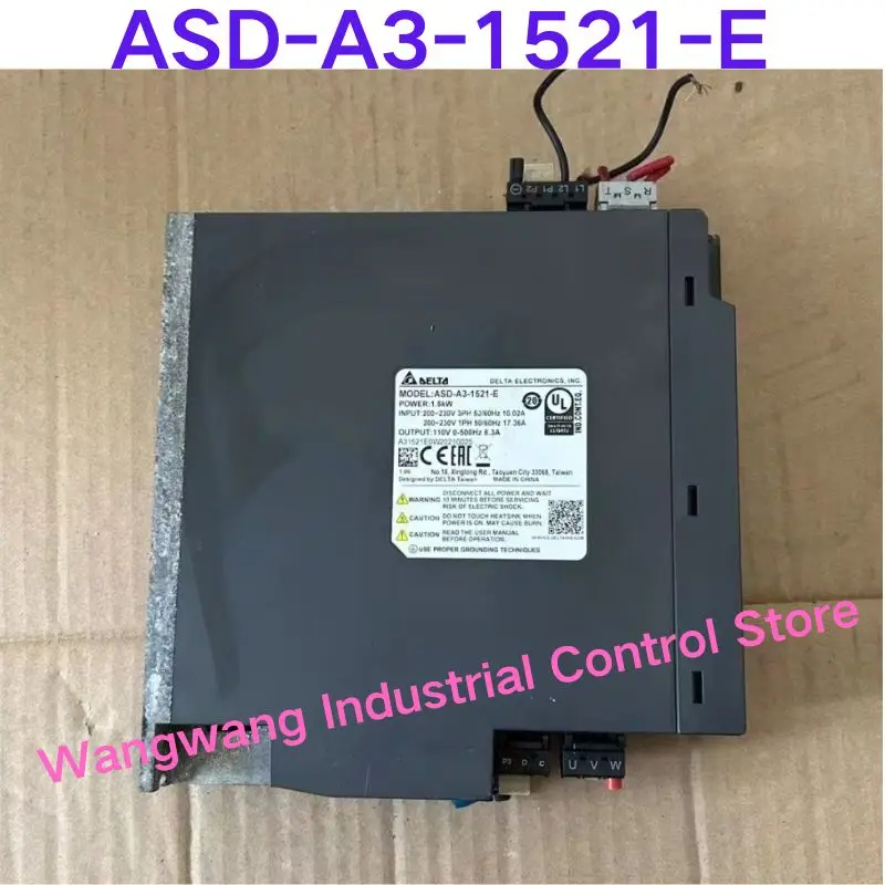 Second-hand test OK , Driver ASD-A3-1521-E 1.5kw 200V
