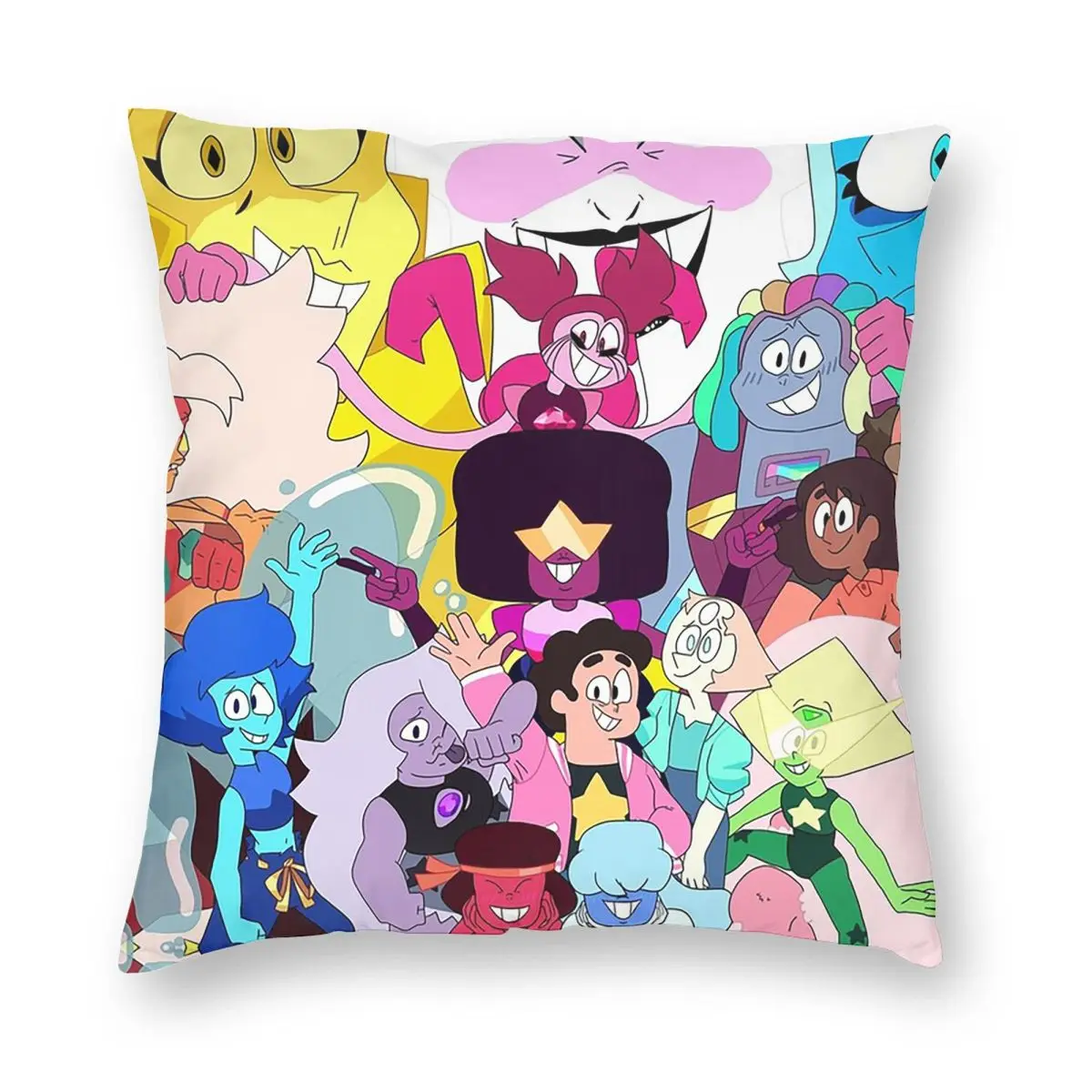 Funny Anime Steven Universe Square Pillowcase Pillow Cover Cushion Decor Comfort Throw Pillow for Home Sofa