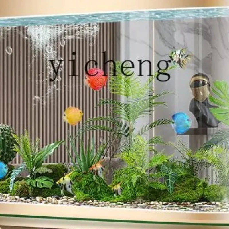 

XL1 fish tank living room living room small integrated floor goldfish tank vertical wall water box
