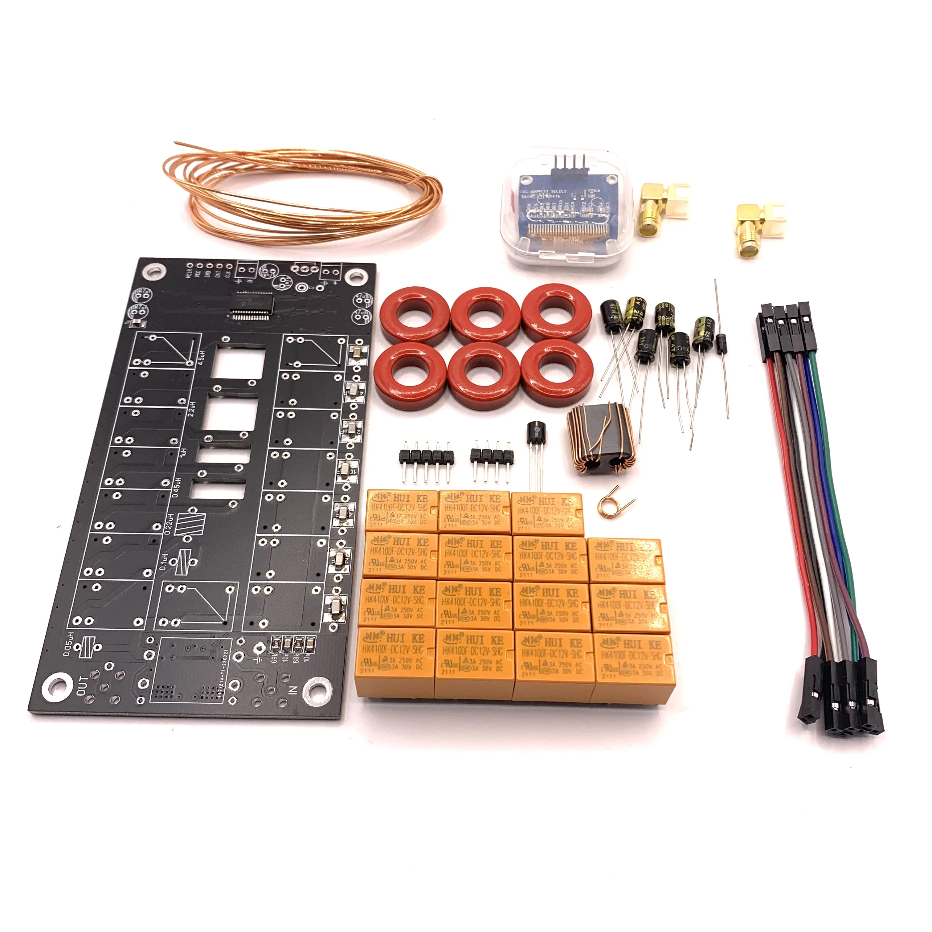 

ATU-100 DIY Kits 1.8-50MHz Automatic Antenna Tuner +OLED Firmware Programmed