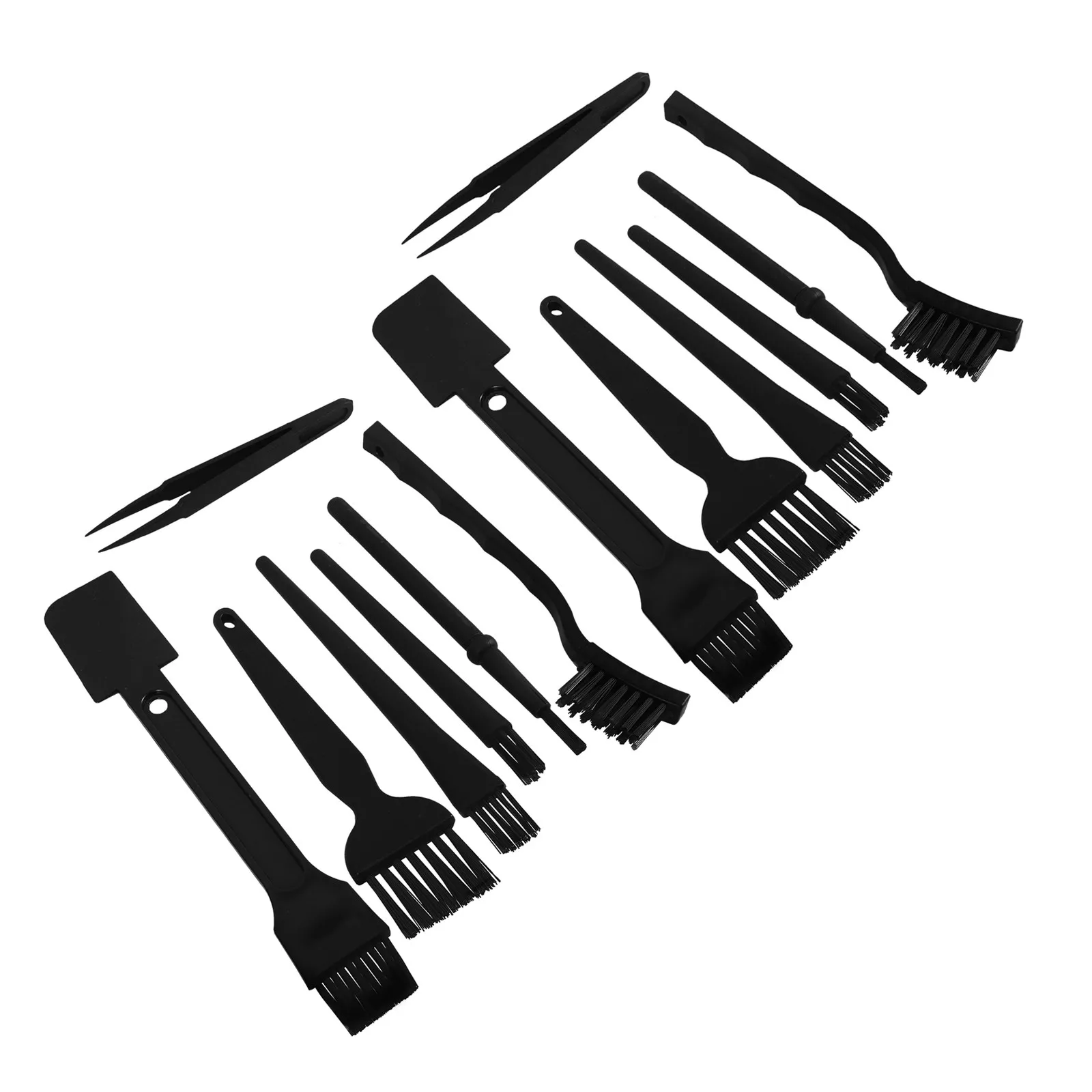 2Sets Keyboard Cleaner Kit Anti Static Esd Safe Nylon Brushes for Computer Desktop Laptop Phone Screen Monitor Lens Precision