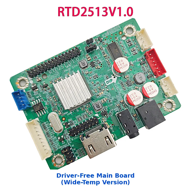 RTD2513V1.0 HDMI to LVDS LCD Controller Board Standard and Wide Temperature Versions